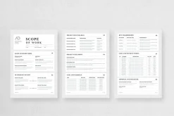 Scope Of Work | MS Word & Indesign