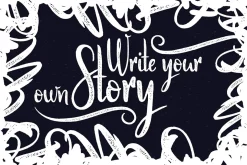 Scratches calligraphic font