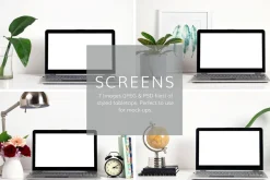 Screen Website Mockups (7+ Images)