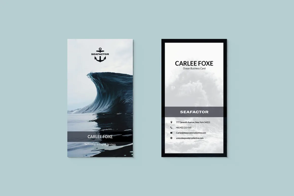Sea Business Card