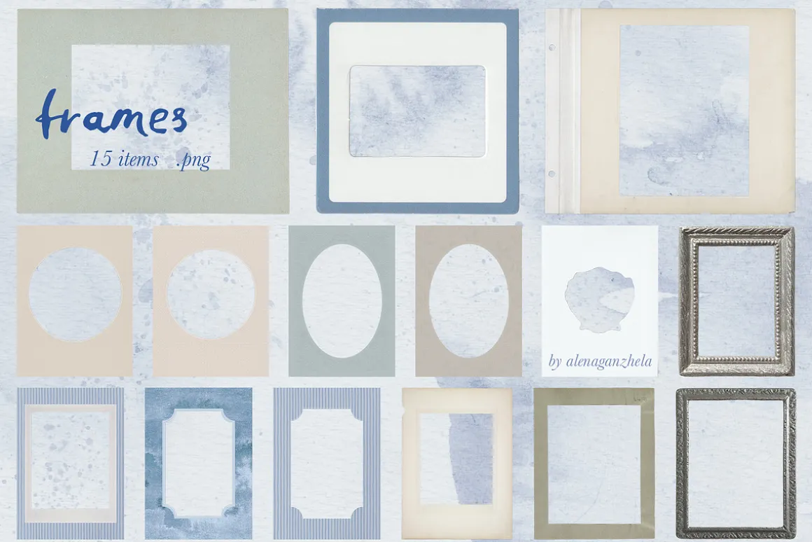 Sea Memories Mixed Collage Kit