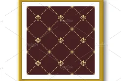 Seamless Pattern. Royal Lilies