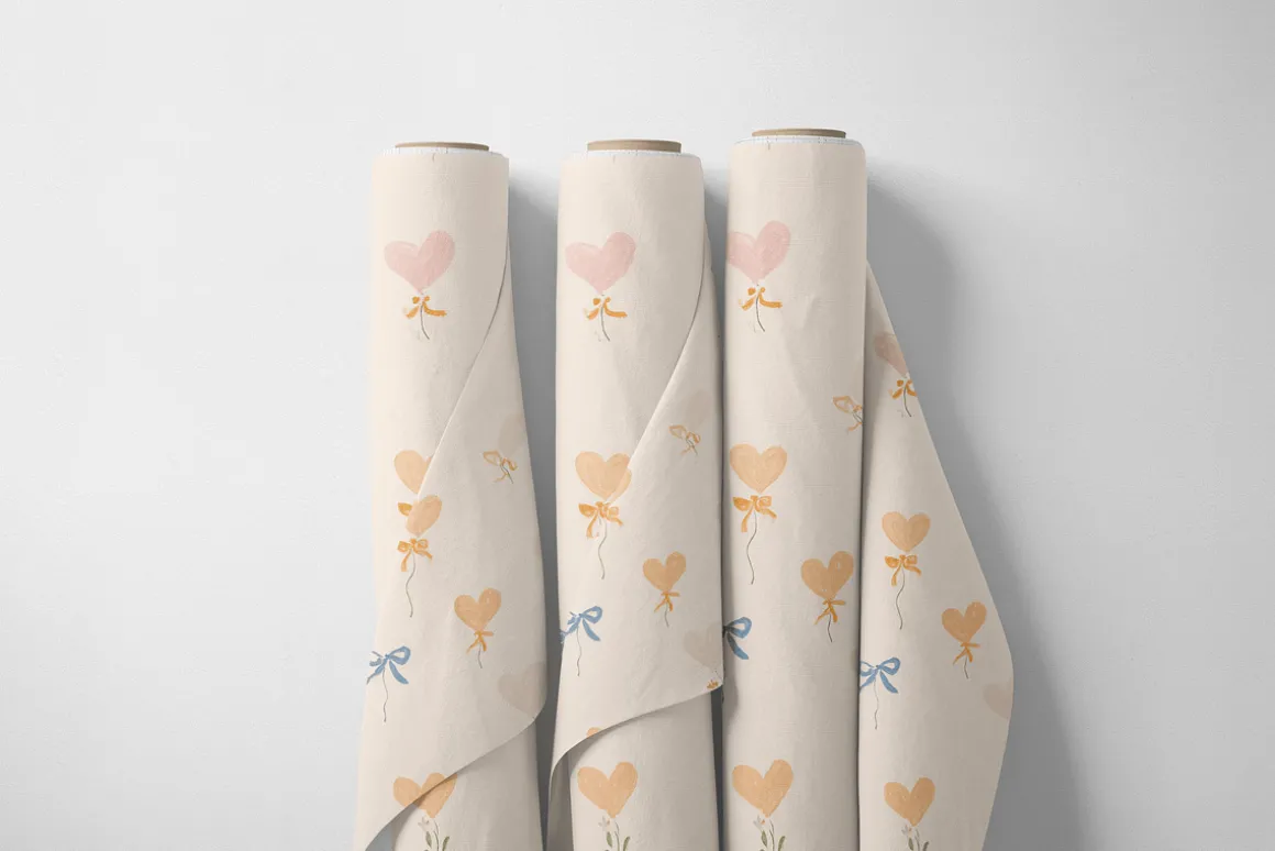 Seamless Heart Valentine Pattern PNG