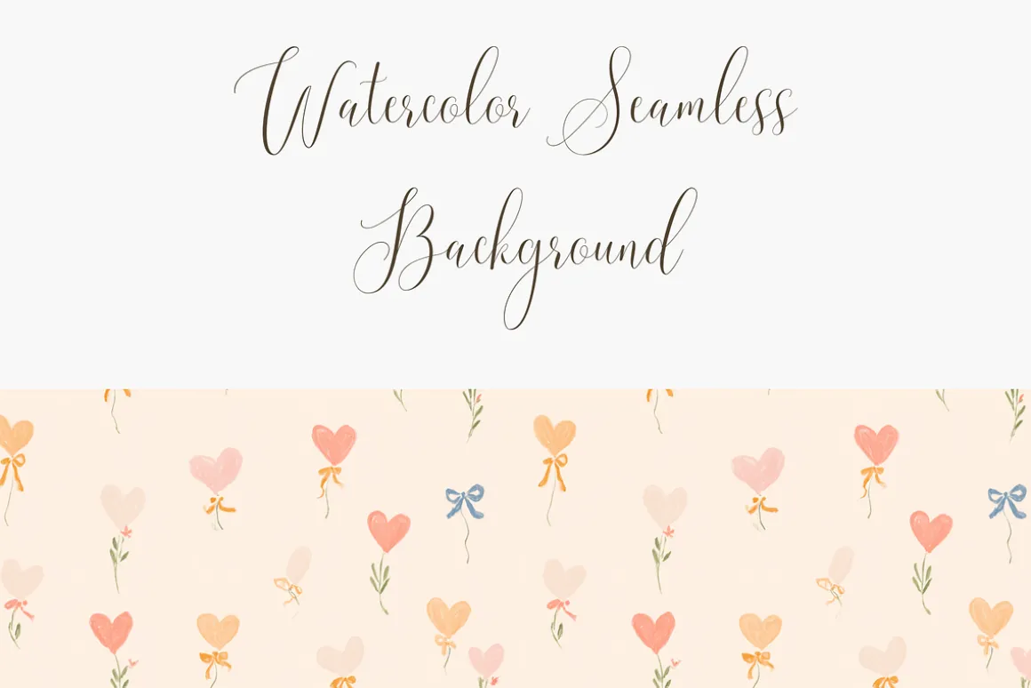 Seamless Heart Valentine Pattern PNG