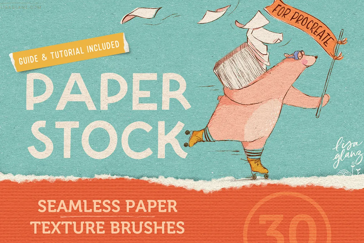 Seamless Paper Texture Brushes