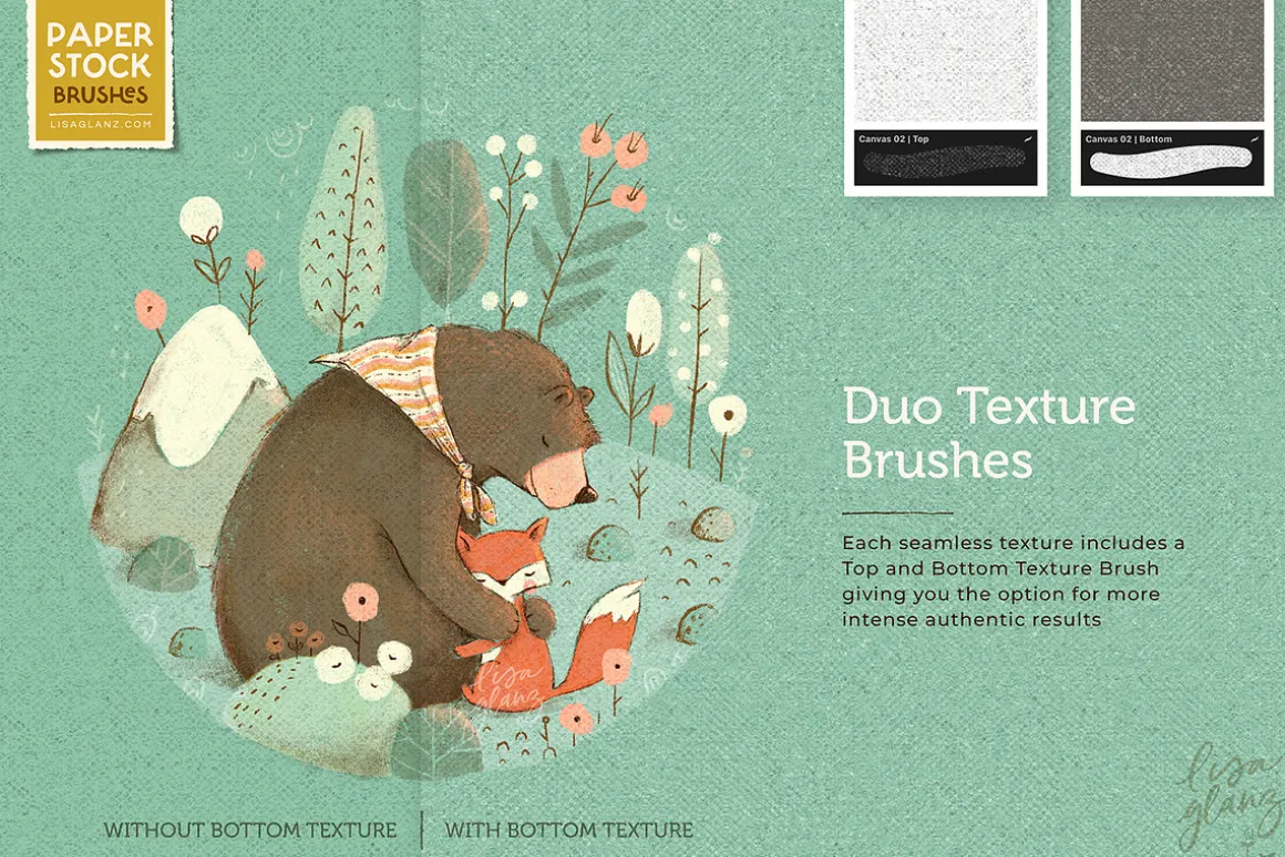 Seamless Paper Texture Brushes