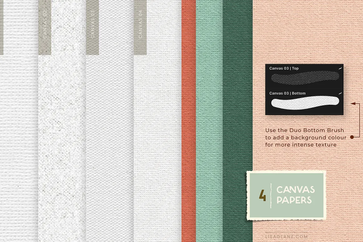 Seamless Paper Texture Brushes