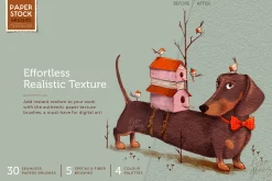 Seamless Paper Texture Brushes