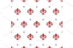 Seamless Pattern With Few Royal