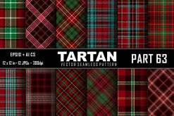 Seamless Tartan Pattern. Part–63