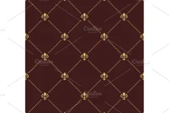 Seamless Vector Pattern With Golden