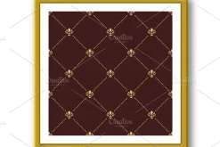 Seamless Vector Pattern With Golden
