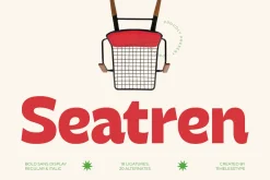 Seatren Bold Sans Display Font