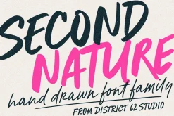 SECOND NATURE Font Collection