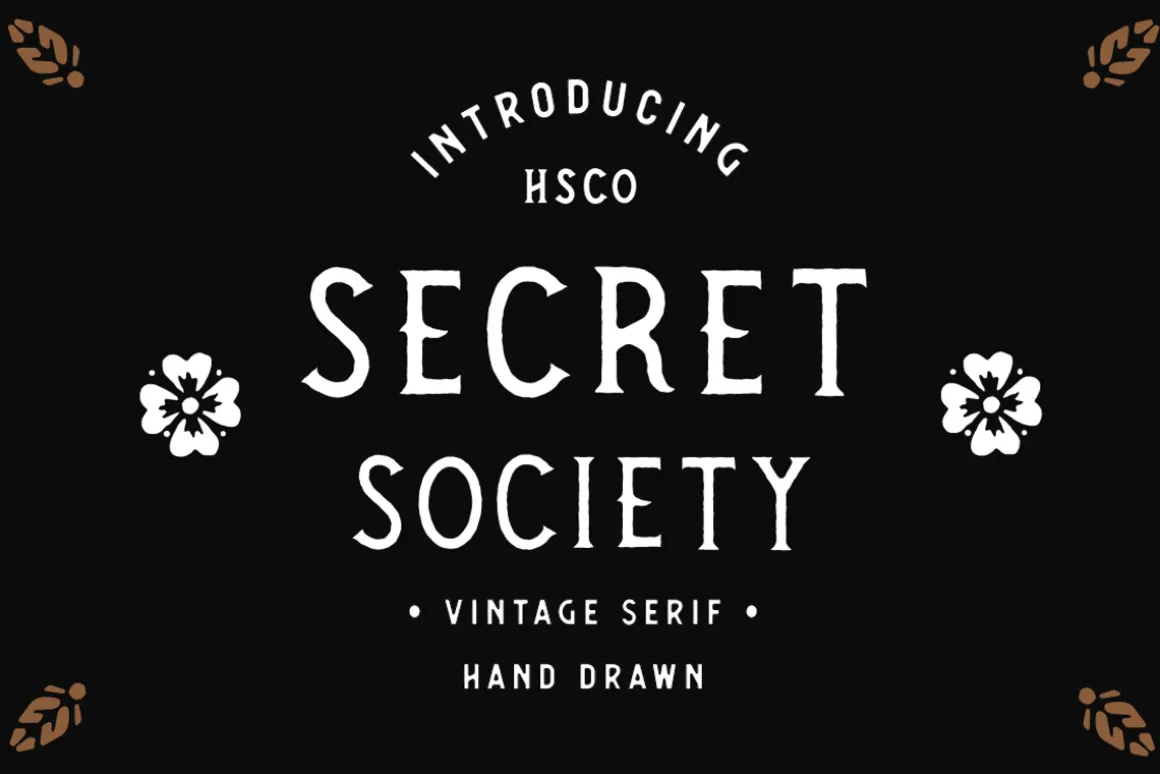 Secret Society - A Vintage Serif
