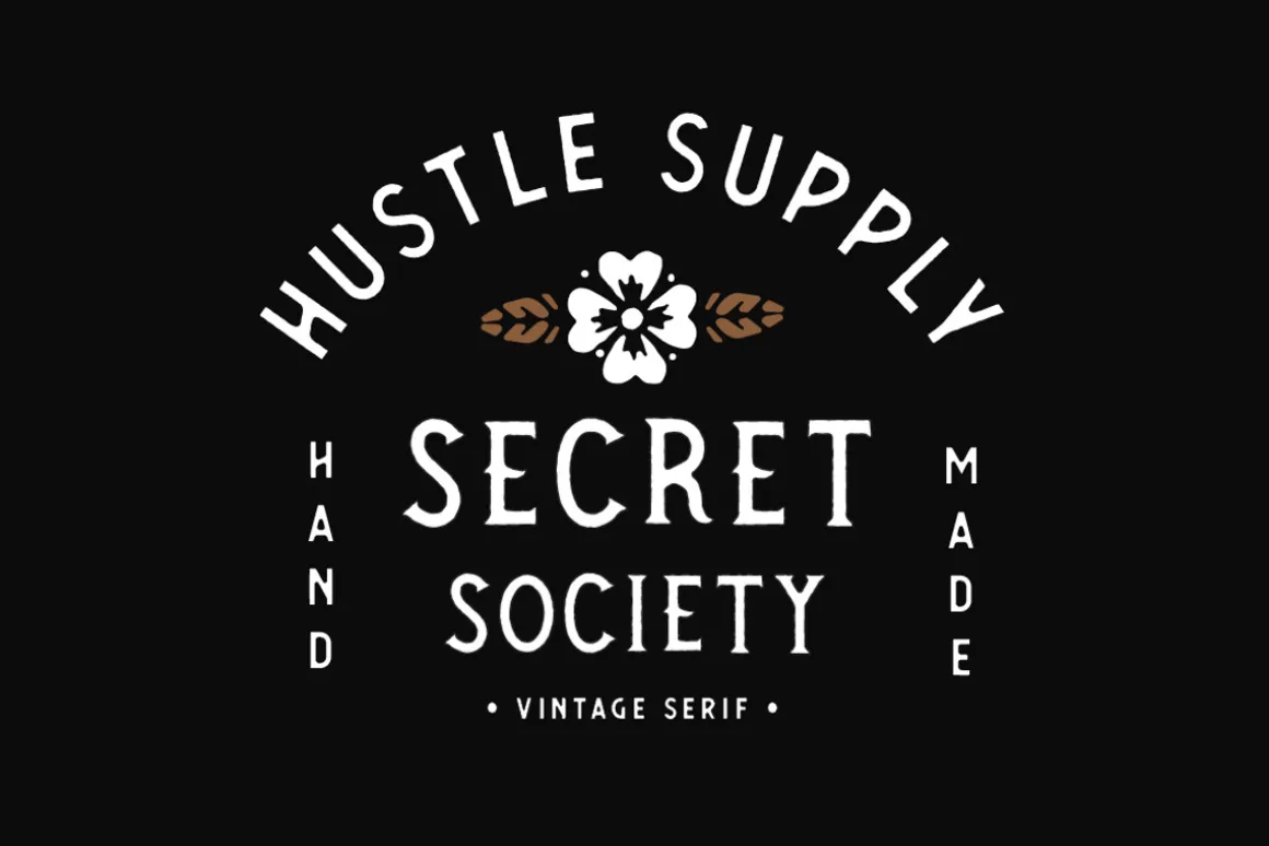 Secret Society - A Vintage Serif