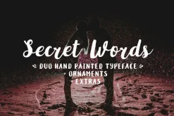 Secret Words Font Duo