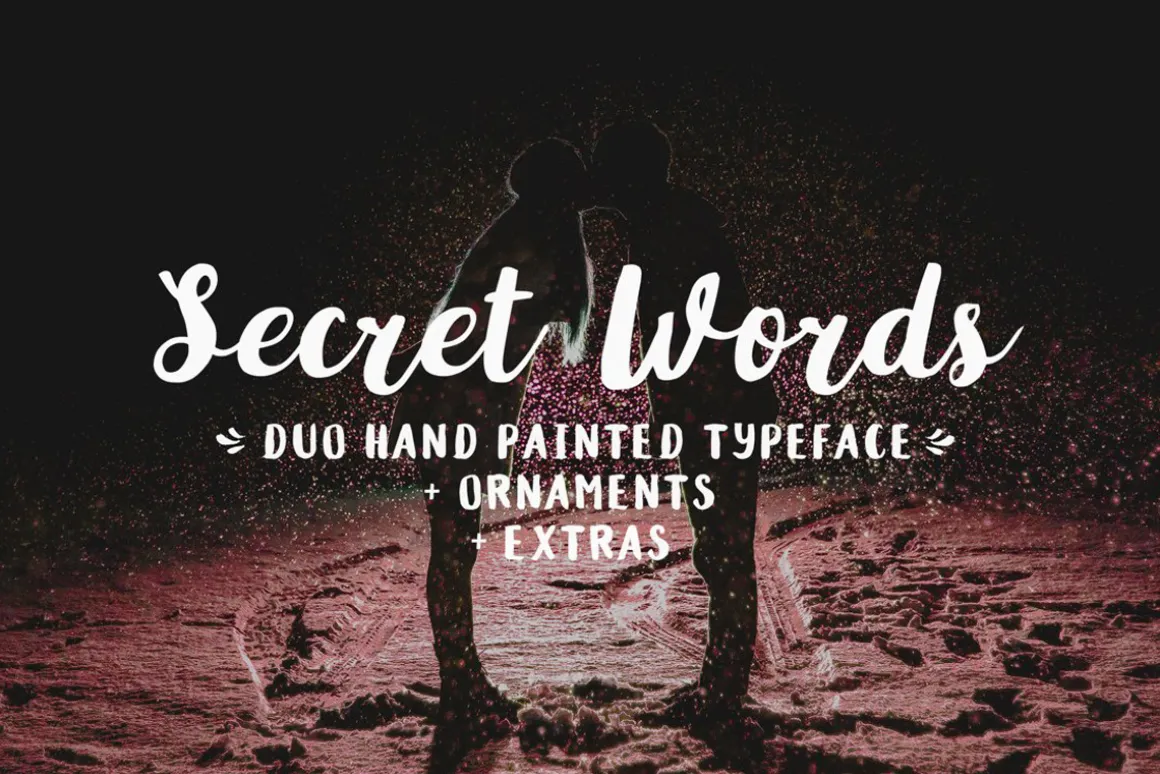 Secret Words Font Duo