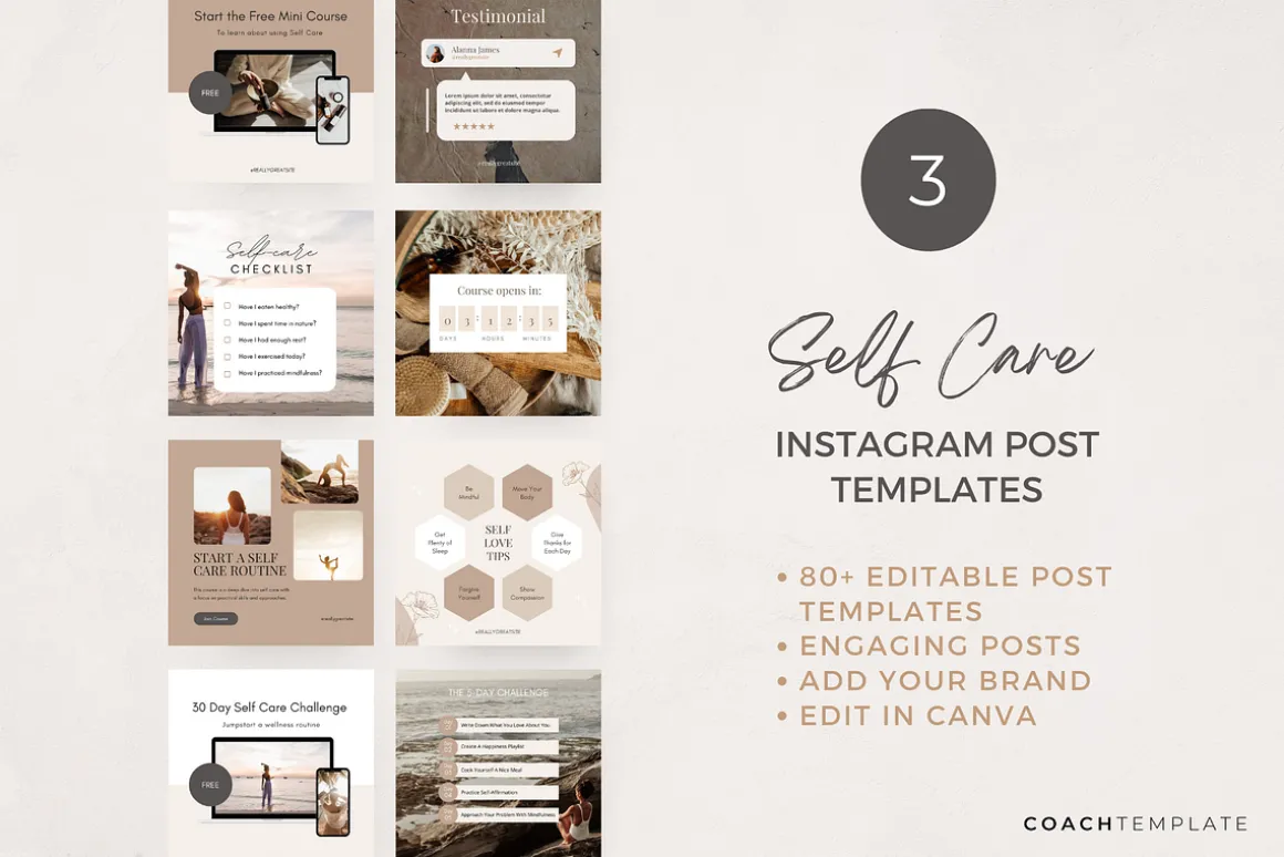 Self Care eBook Template Bundle