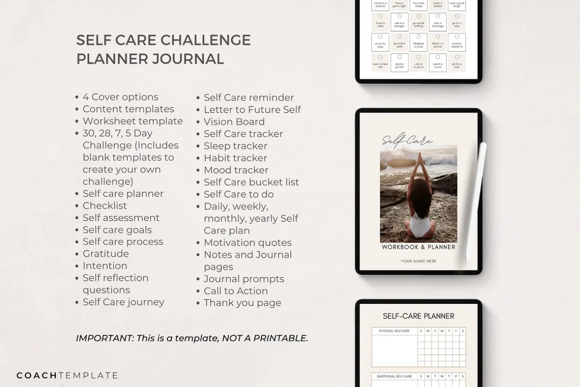 Self Care eBook Template Bundle