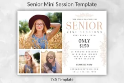 Senior Mini Session Template