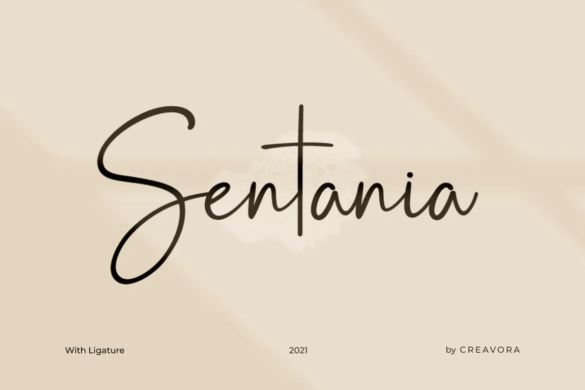 Sentania - Handwriting Font