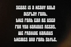 Seqaz - Heavy Bold Font