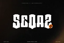 Seqaz - Heavy Bold Font