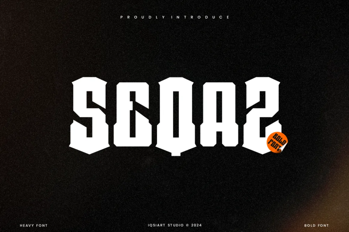 Seqaz - Heavy Bold Font