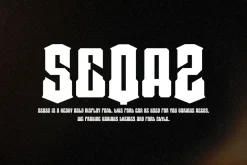 Seqaz - Heavy Bold Font