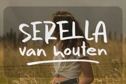 Serella van Houten | Hand Drawn Font