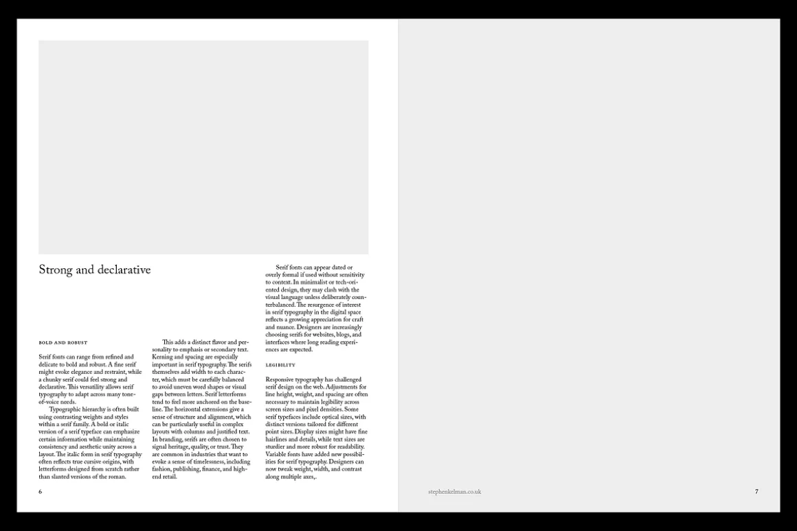 Serif US Letter Brochure Template