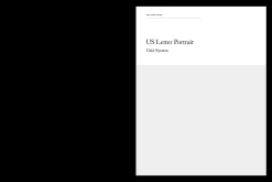 Serif US Letter Brochure Template