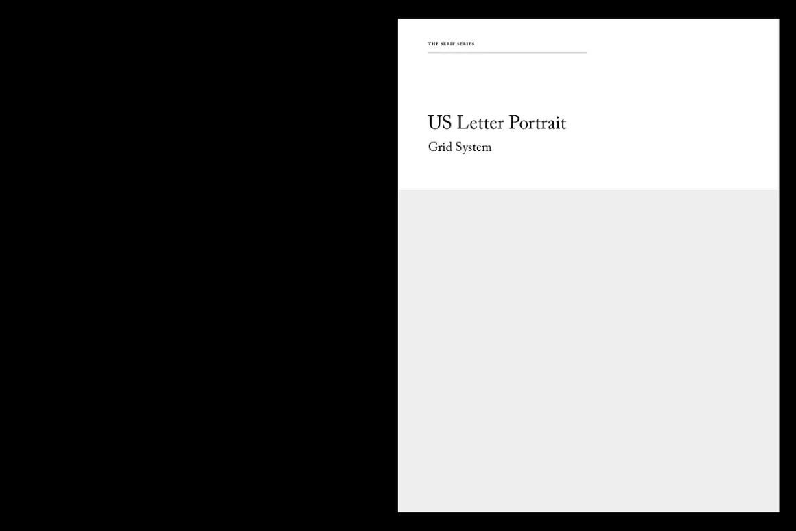 Serif US Letter Brochure Template