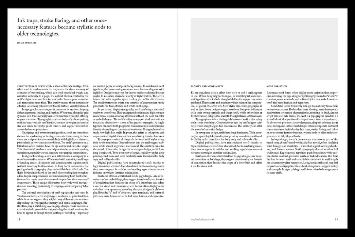 Serif US Letter Brochure Template
