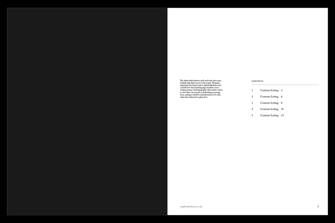 Serif US Letter Brochure Template