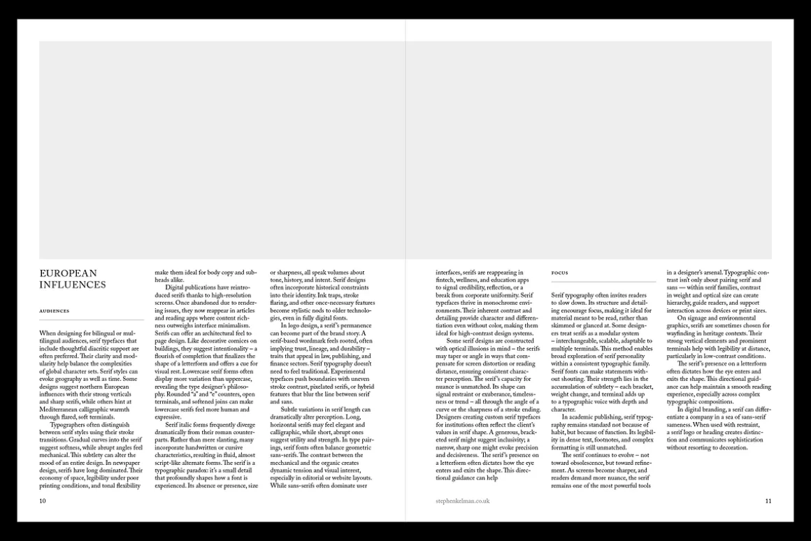Serif US Letter Brochure Template
