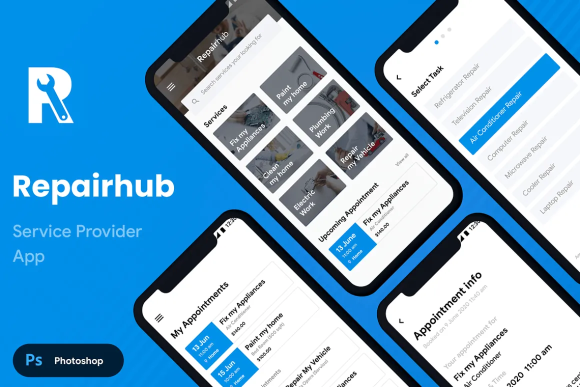 Service Provider App RepairHub