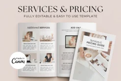 Services and Pricing Guide Template