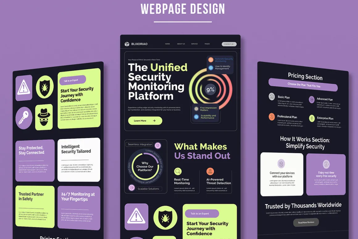 Services Business Landing Page