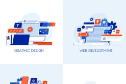 Set of 40 Modern Flat Design Concept