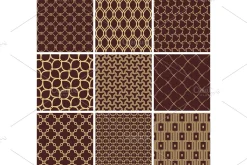 Set of Vector Seamless Geometric