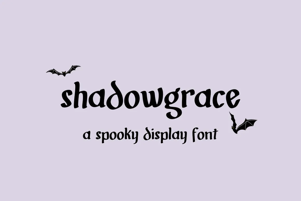 Shadowgrace - Spooky Display Font