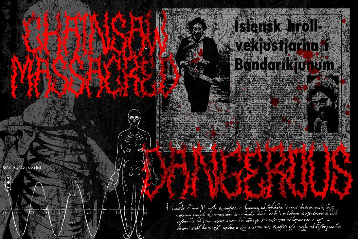SHADOW MURDER – Trash Metal Font