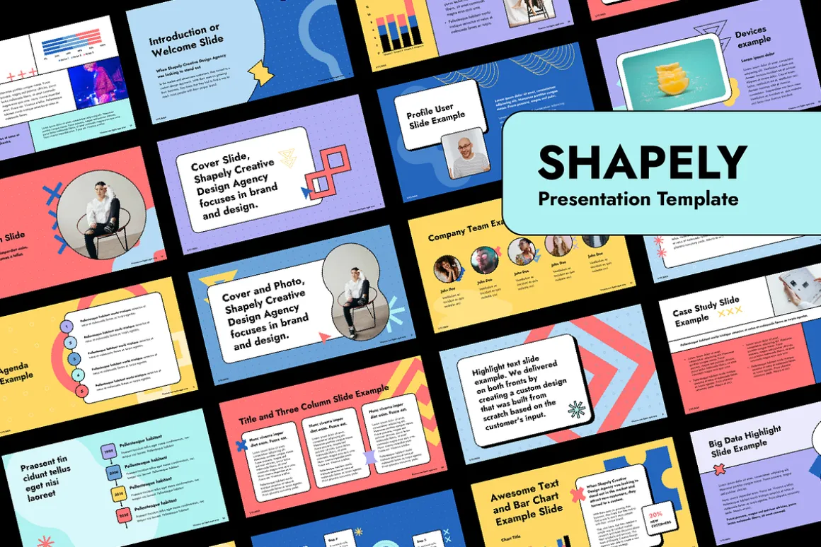 Shapely Google Slides Template