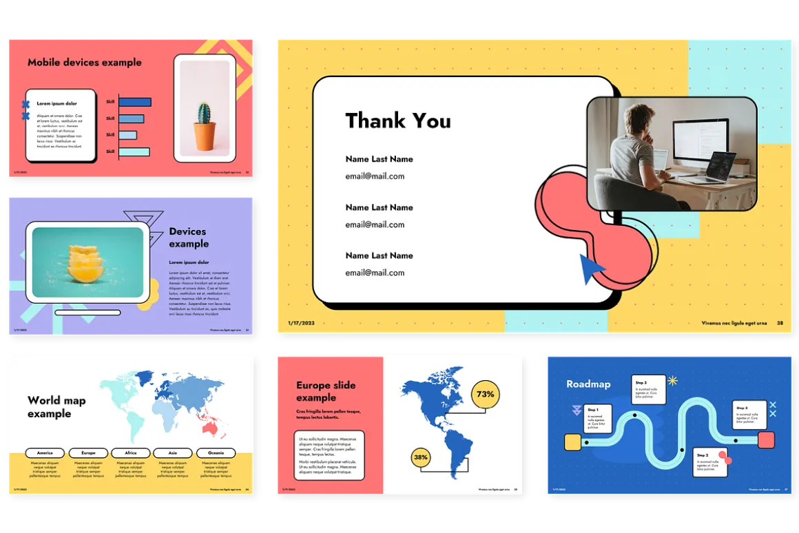 Shapely Google Slides Template