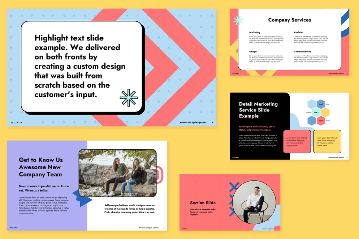 Shapely Google Slides Template