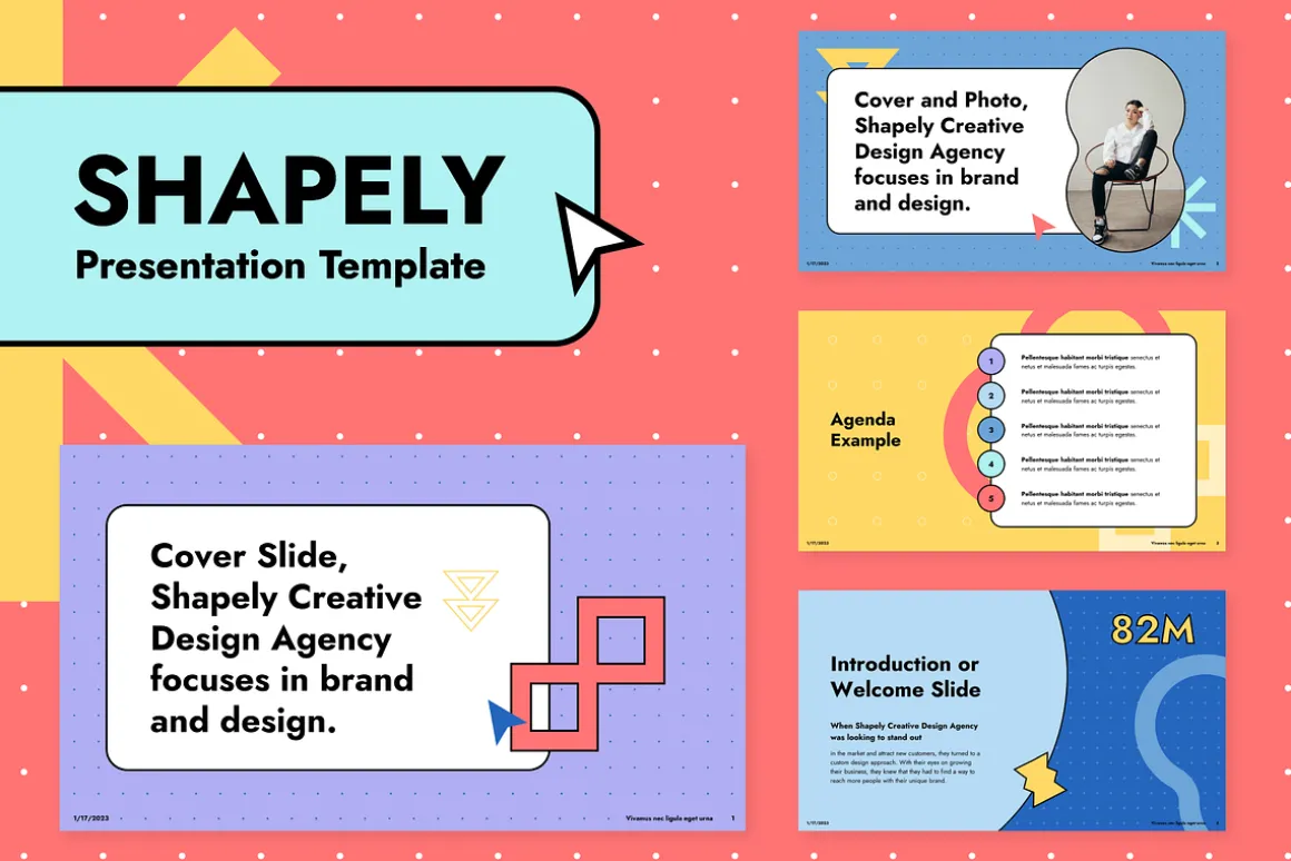 Shapely Google Slides Template