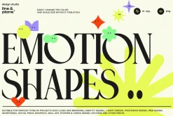 Shapes Set 50 Pieces - Cute Emotion