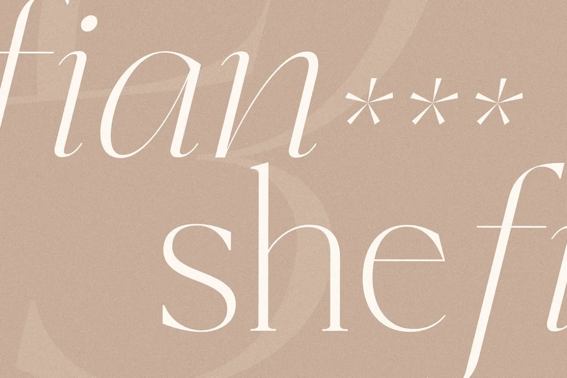 Shefian Modern Serif Font